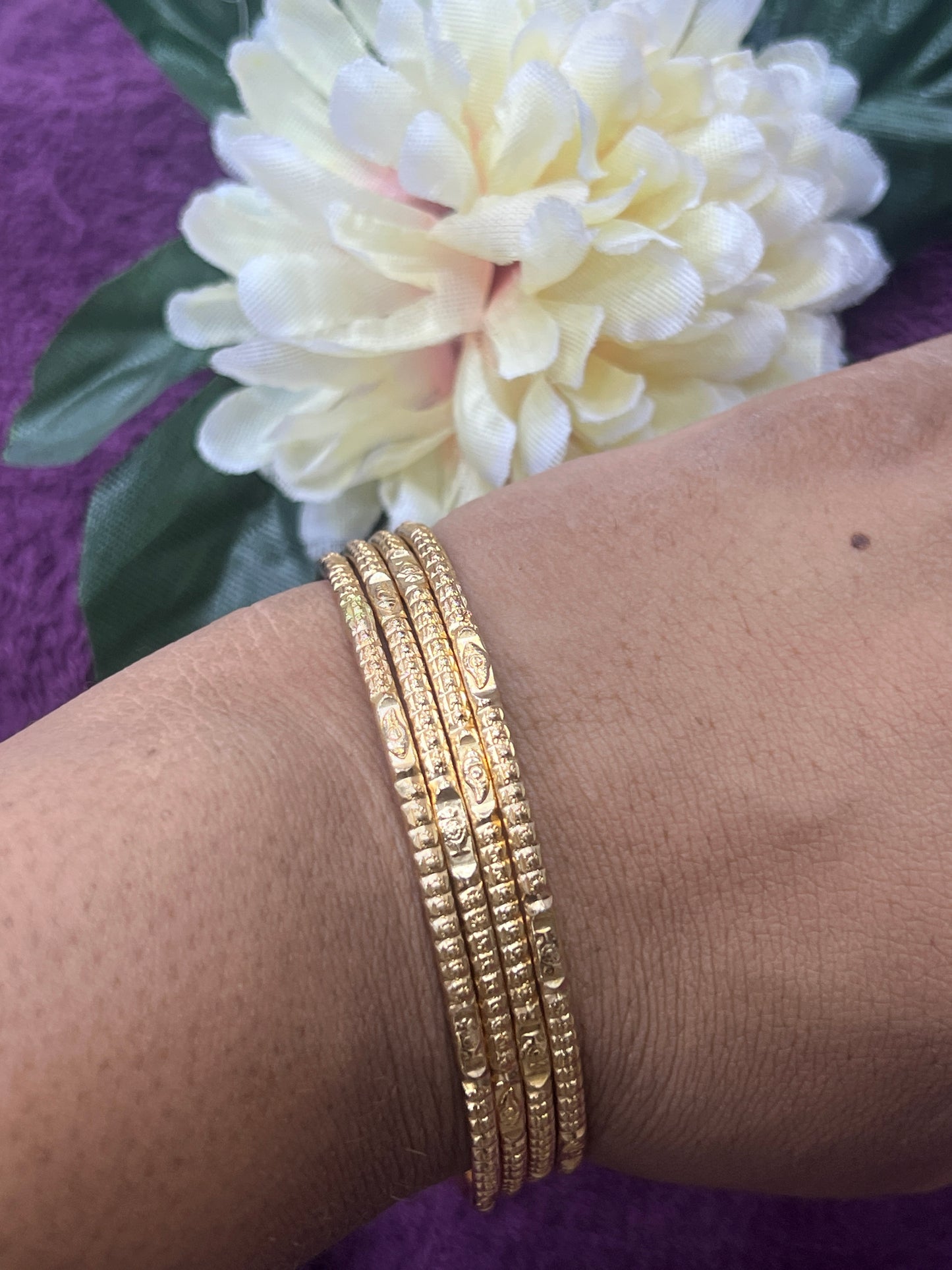 Sanku chakra bangles (5metal) 4bangles