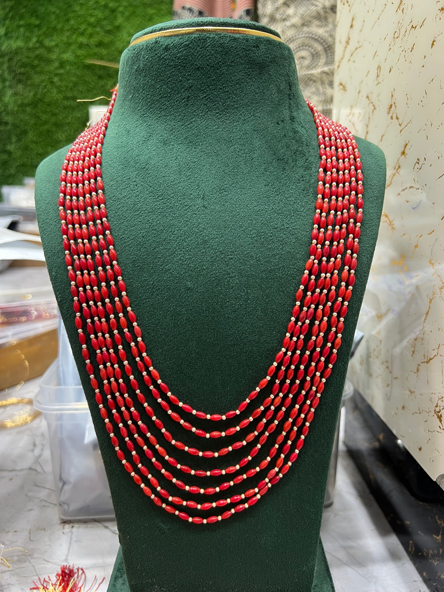 Real Taiwan coral customizing piece 7 lines