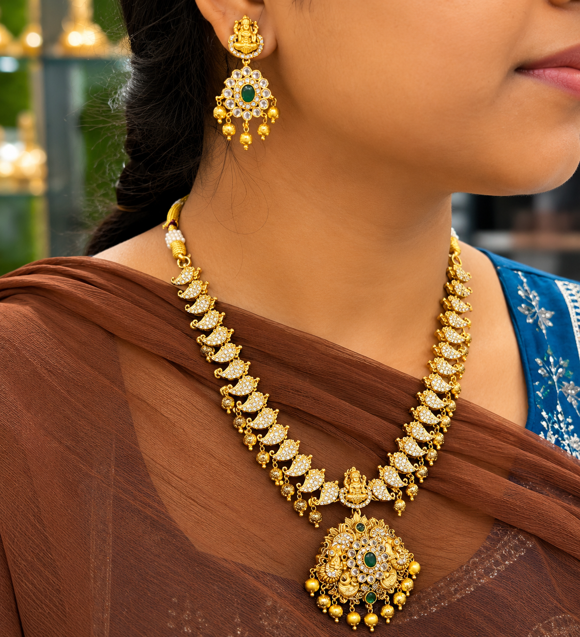 ✨ Traditional Royal Lakshmi Set