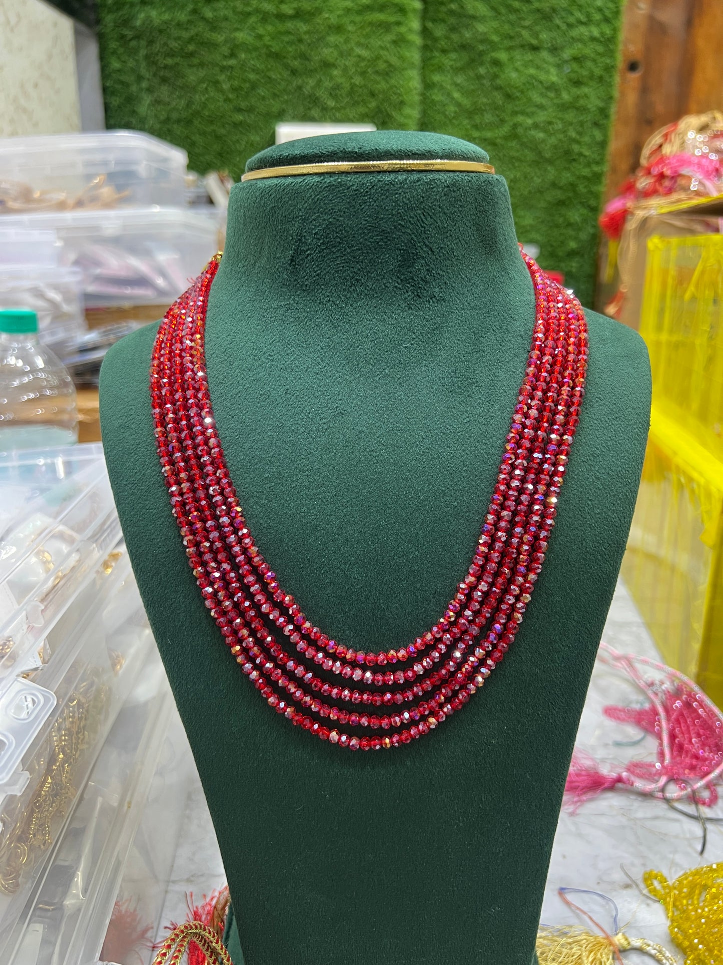 Crystal Light Maroon color