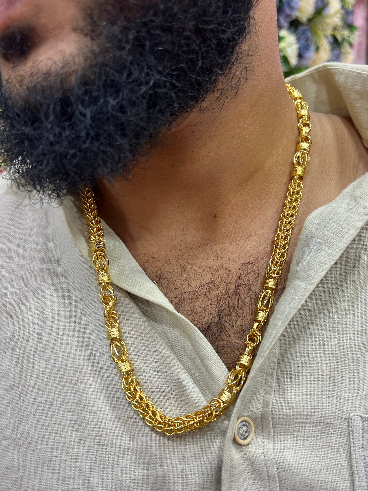 22-Inch Premium Designer Gold Chain 🌟😍🫣