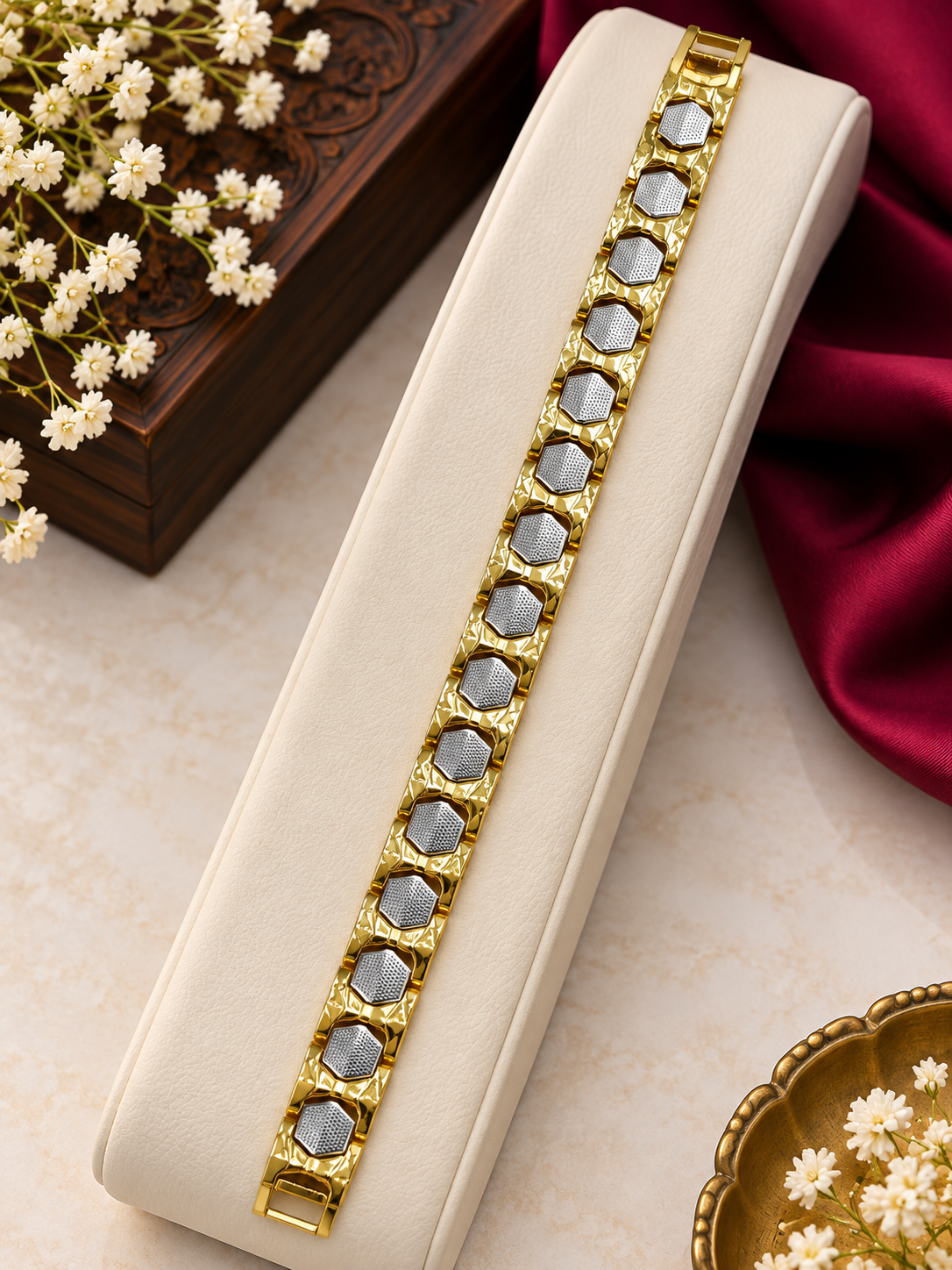 ππMenβs premium GJ & gold bracelet β‘οΈβ¨