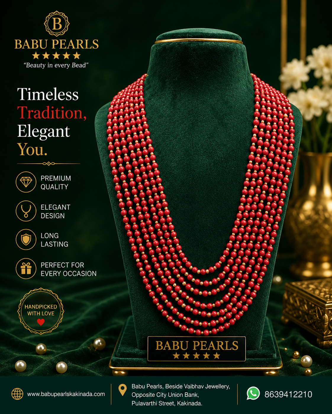 Royal Ruby Beads Collection ❤️✨