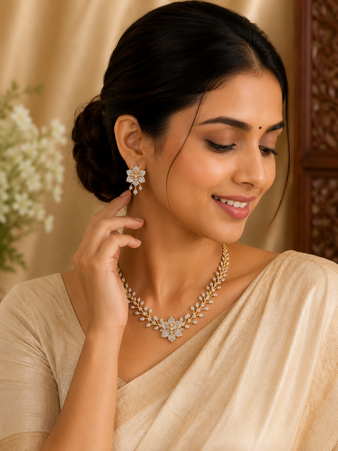Floral Grace, Timeless Beauty necklace β¨π