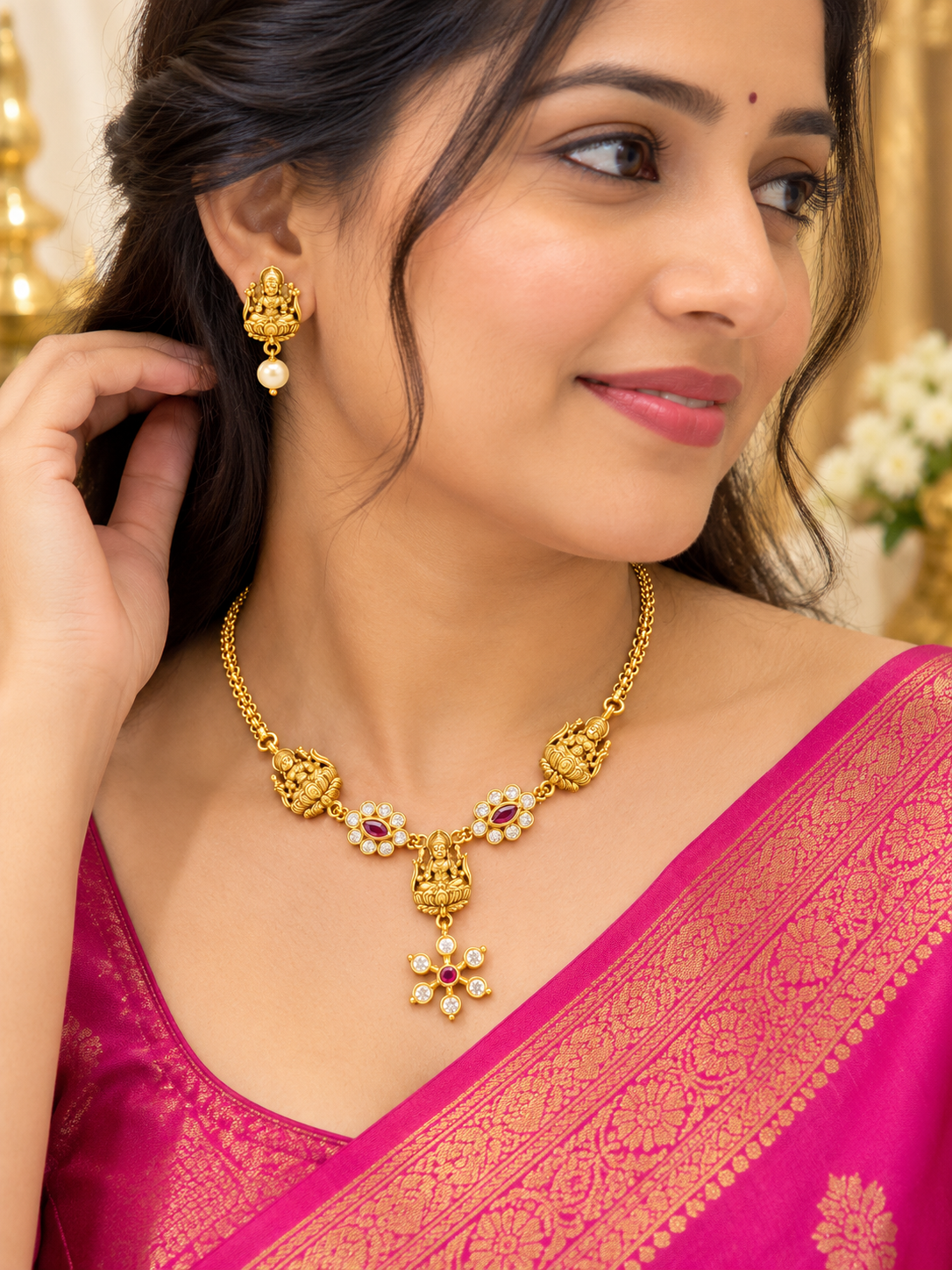 Elegant Traditional Necklace Set ❤️🧿