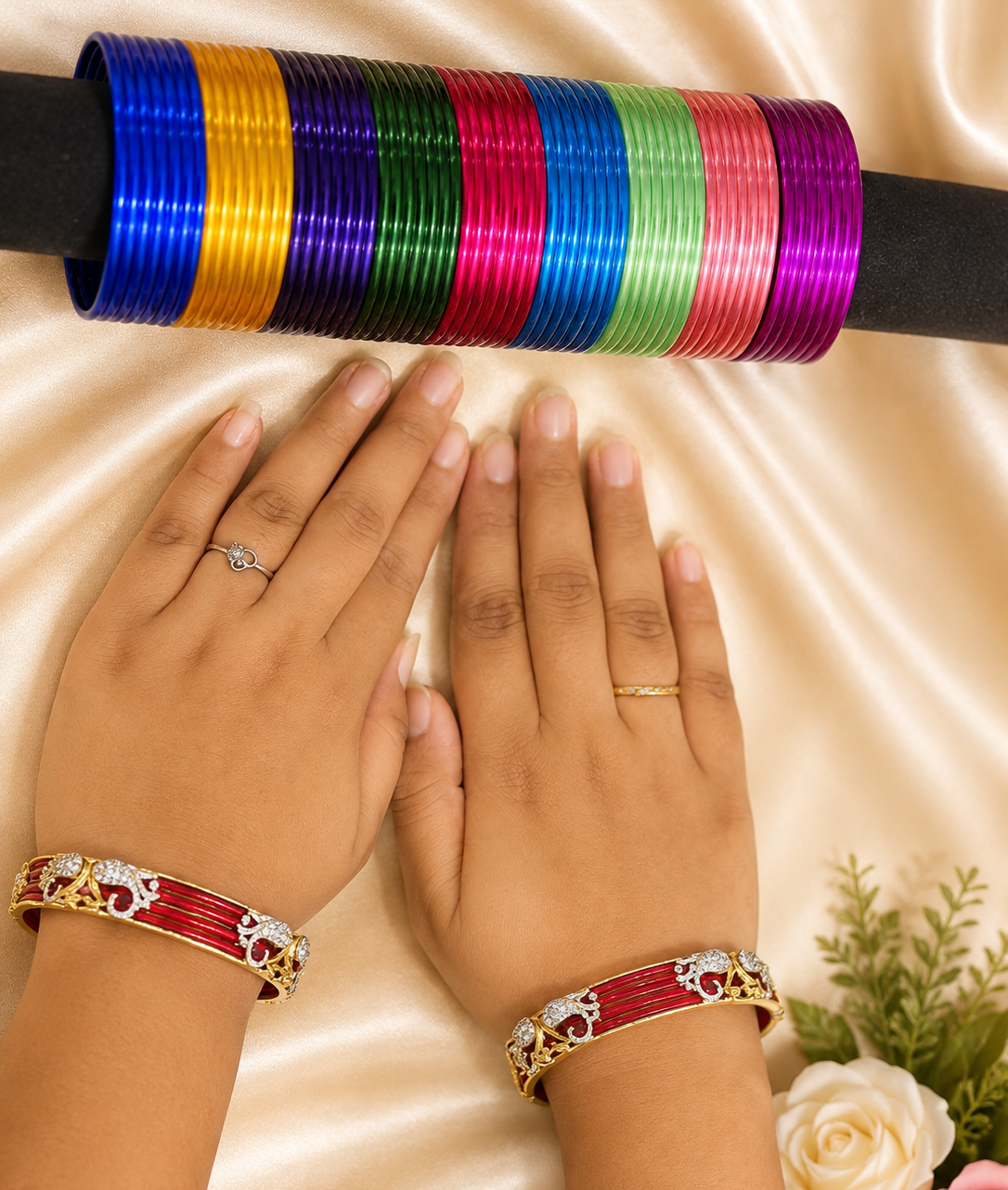 🌟Royal Designer glass Bangle Collection 💗✨