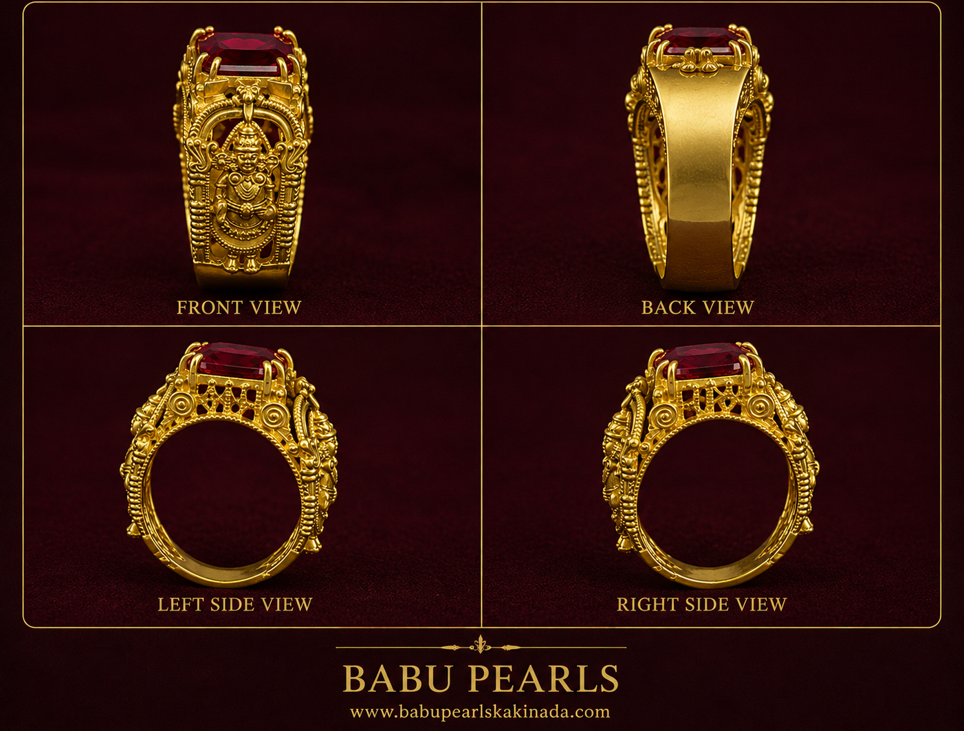 Premium Temple Ring Collection 🥰💘Crafted to Perfection🌟💫