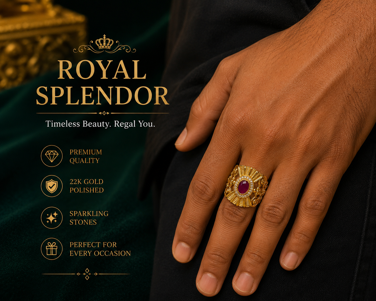 * Luxury Designer Men’s Statement Ring 🥰🫶