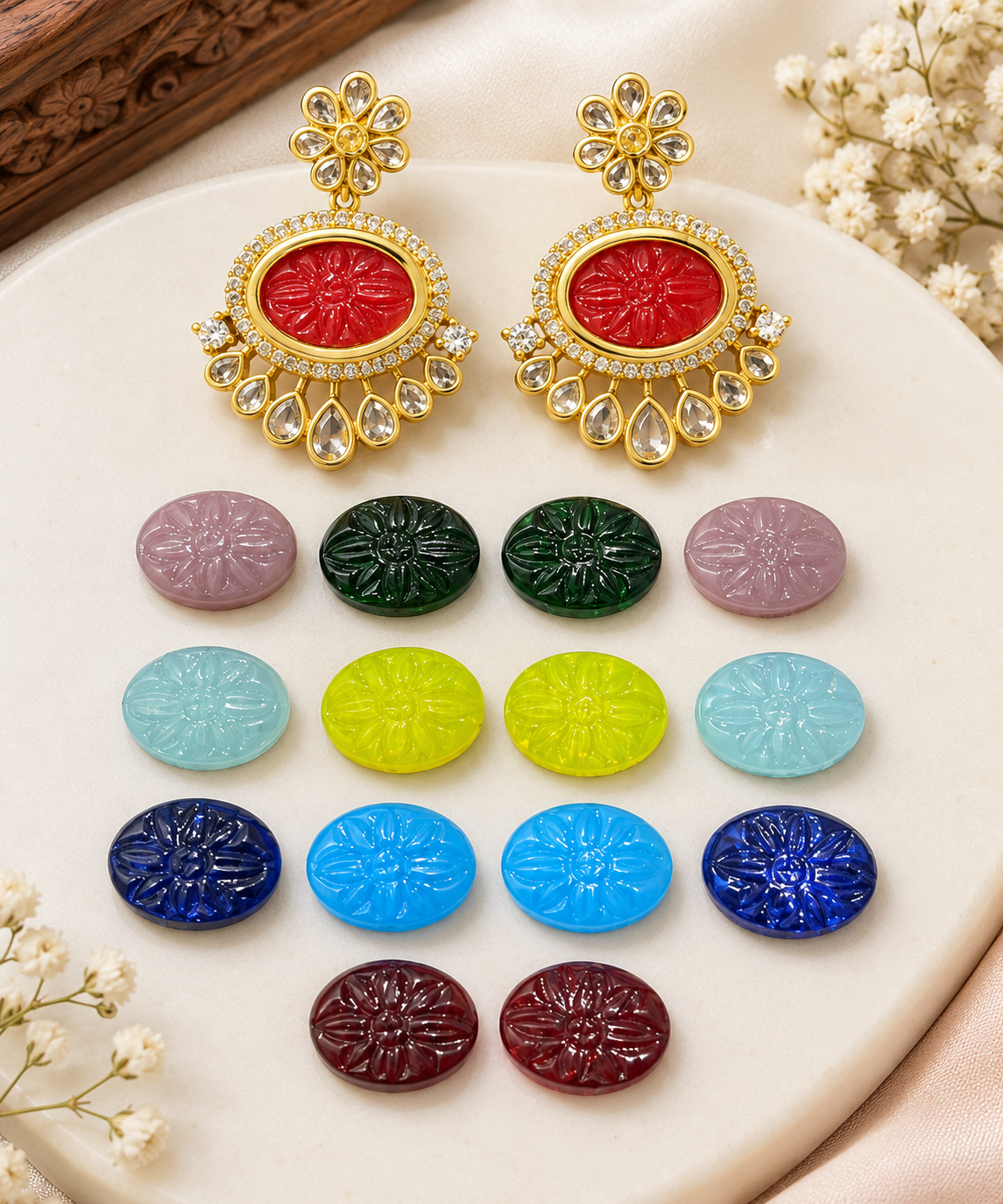 Style it your way — change the color, change the look! Changeable Designer Earrings