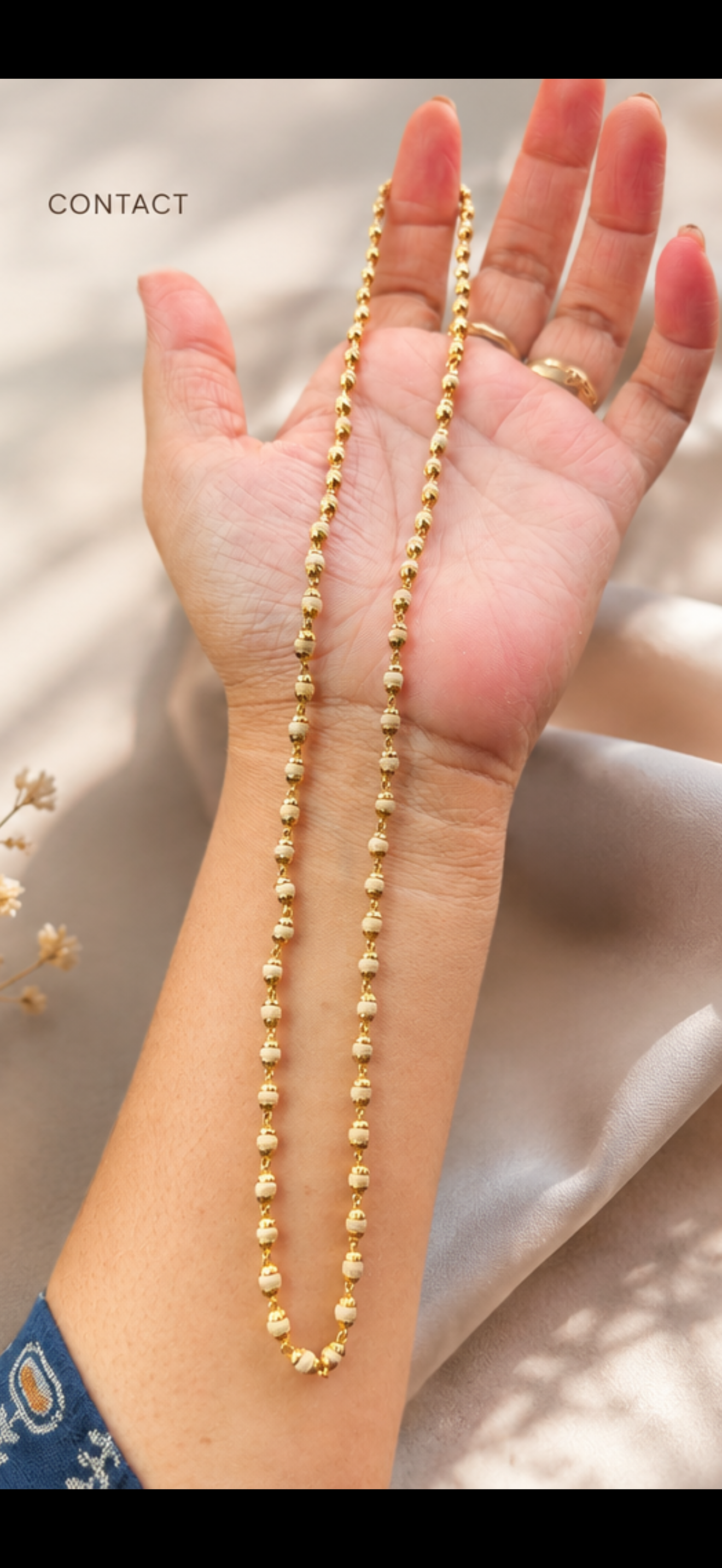 White Tulasi mala🥰🥰🥰royal white edition 🥰🥰🥰🥰🥰