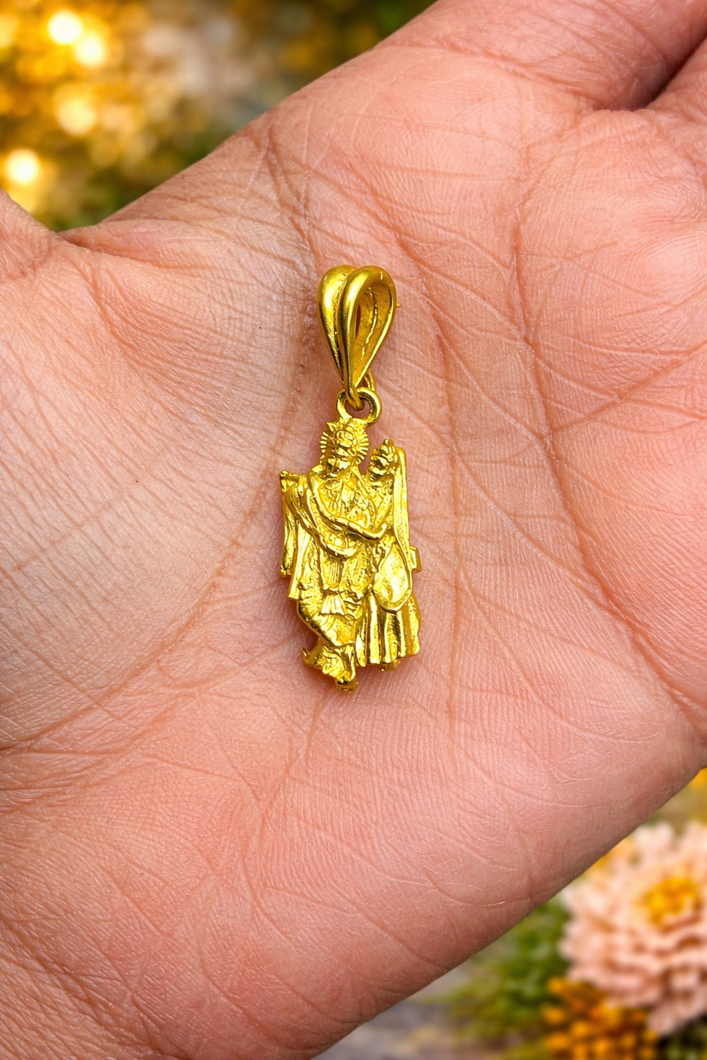 Panchaloham Radha Krishna locket