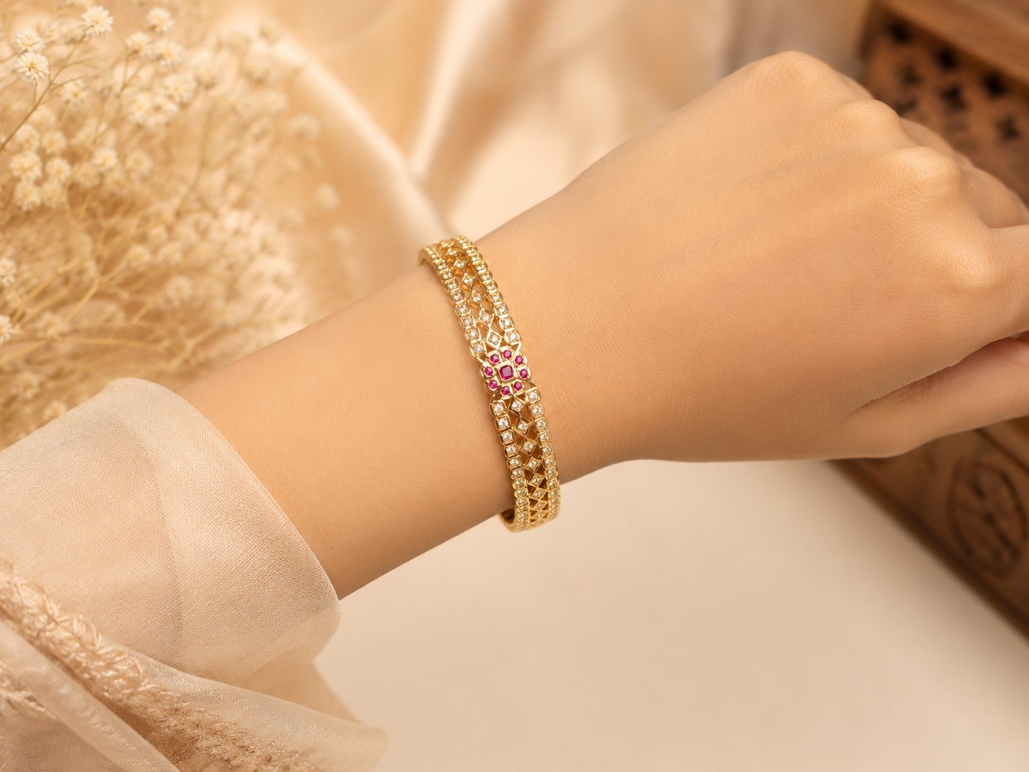 😇Luxury stone bangles🥰