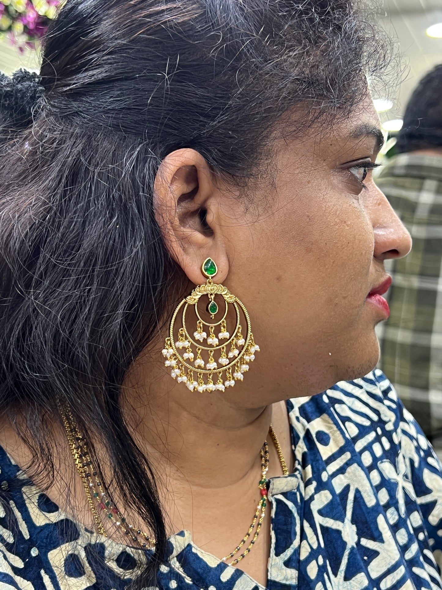 Classic hoop chandbali’S
