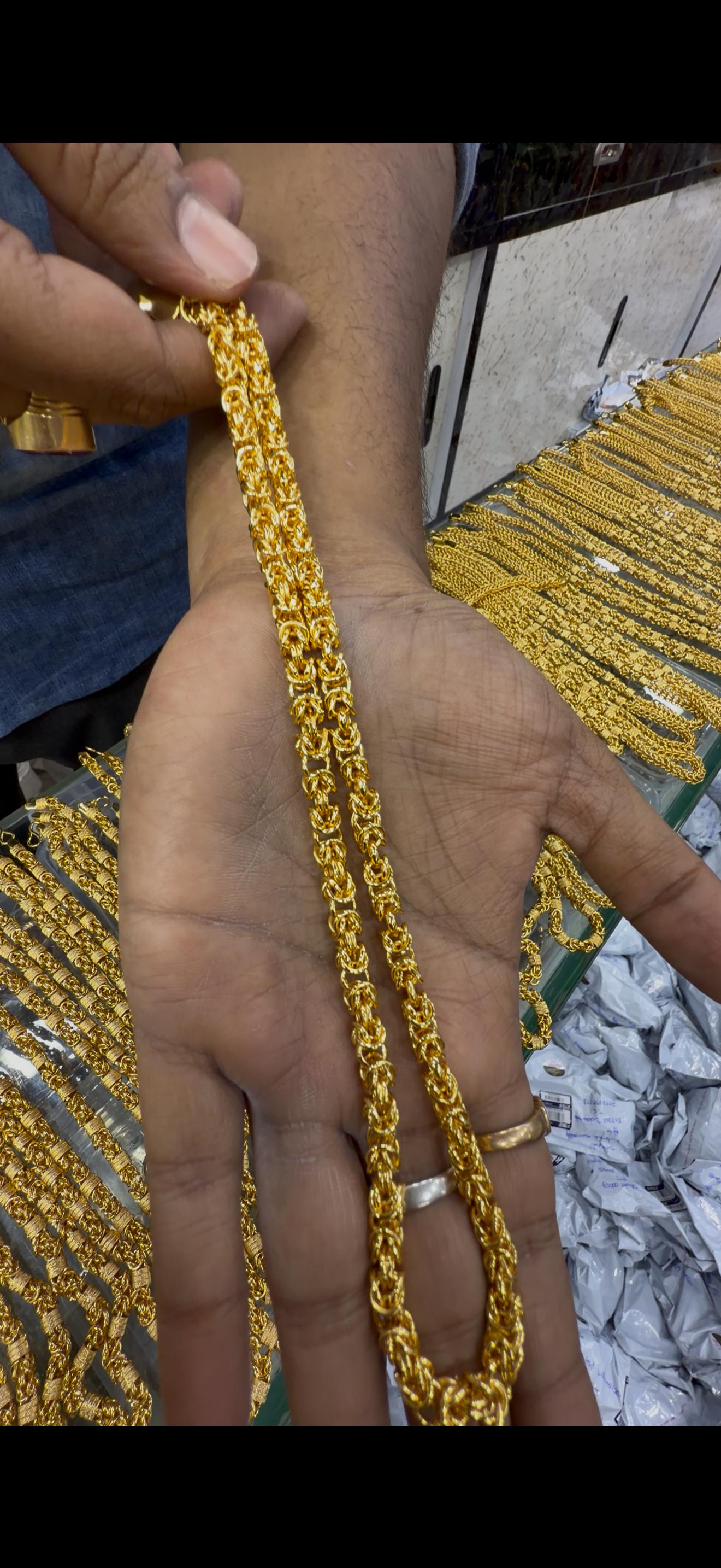 Heavy Gold Look Designer Chain