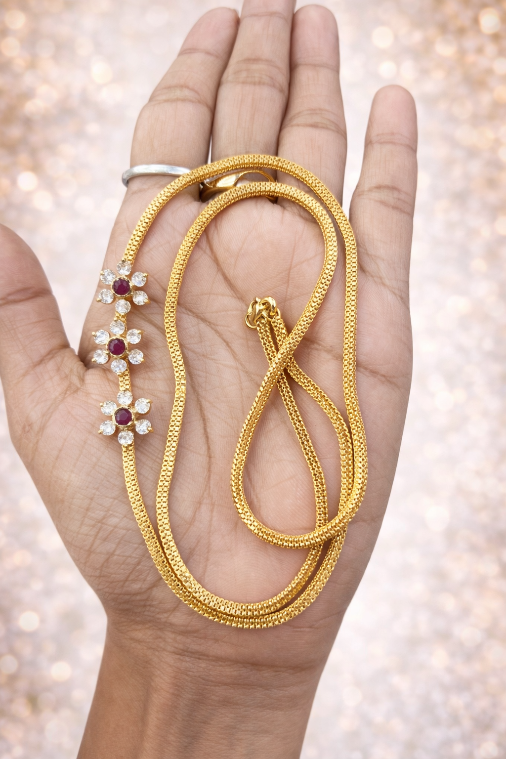 Beautiful One gram thali chain length 24 inches