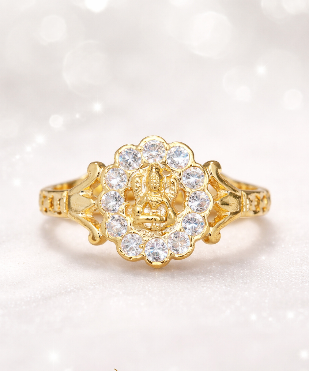 Panchloham Lakshmi devi rings
