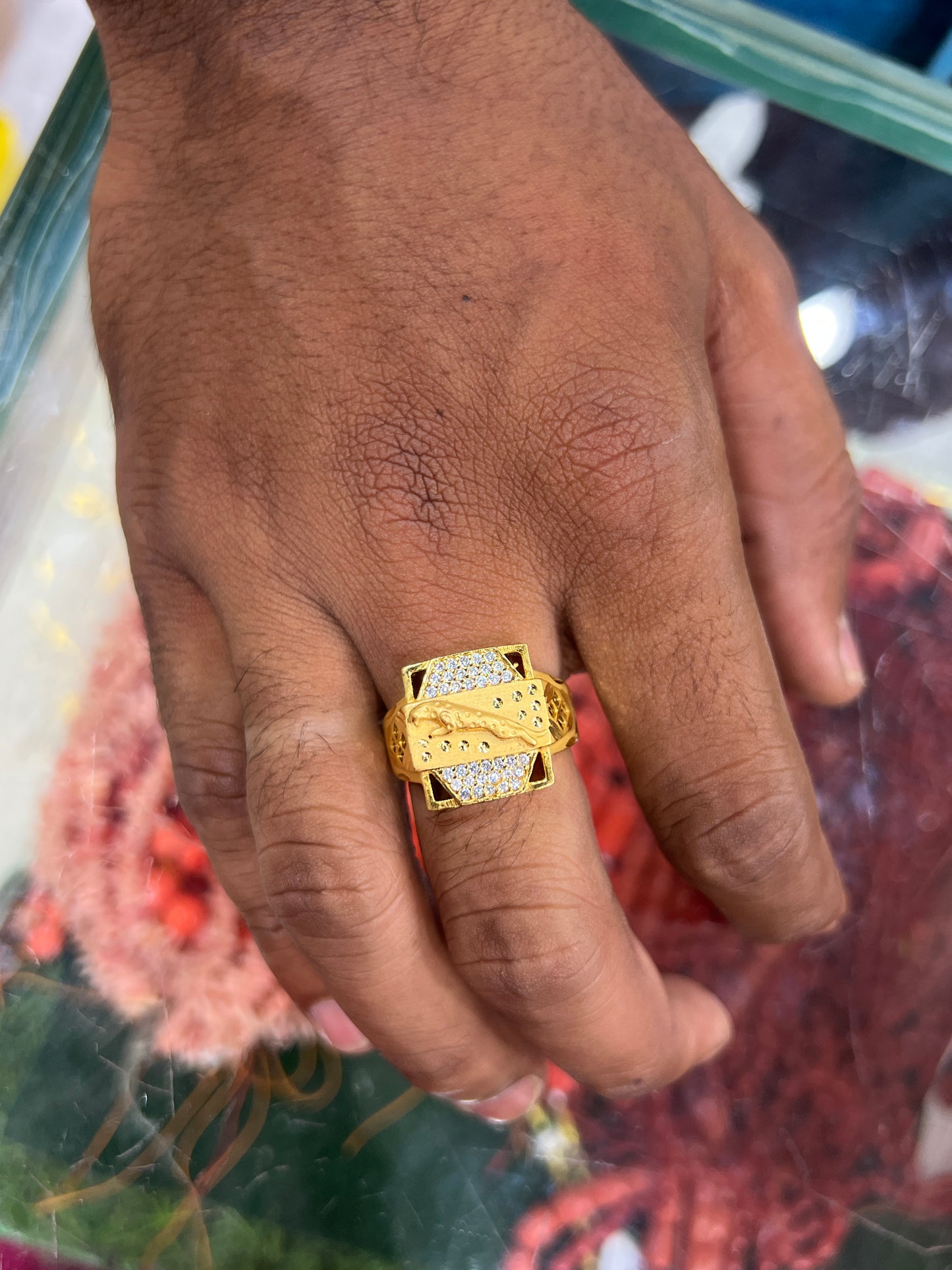 Elite Square Diamond Ring