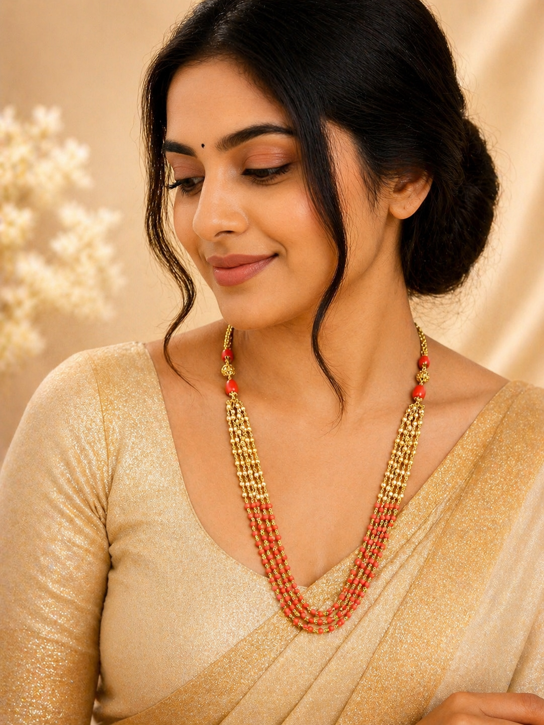 “Coral & Pearl Beads Haram