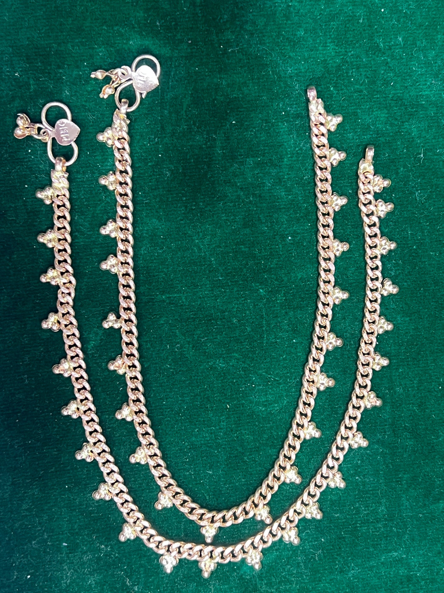 Elegant Gold Charm Anklet 💫10inch