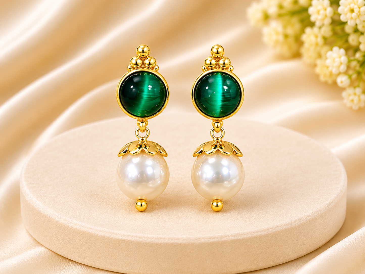 Pearls earrings