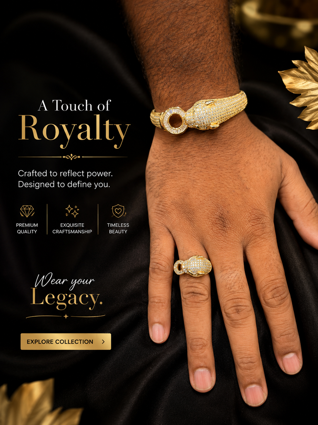 ✨ “Luxury is not just worn… it is felt in every sparkle.” ✨