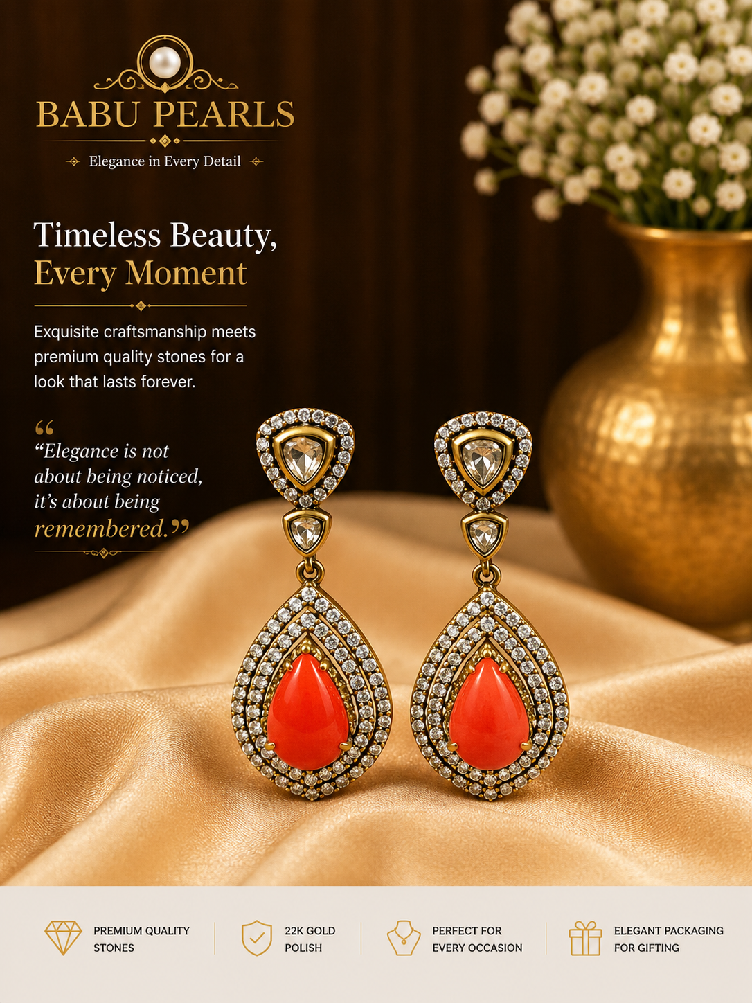 Luxury isn’t worn… it’s felt with Babu Pearls