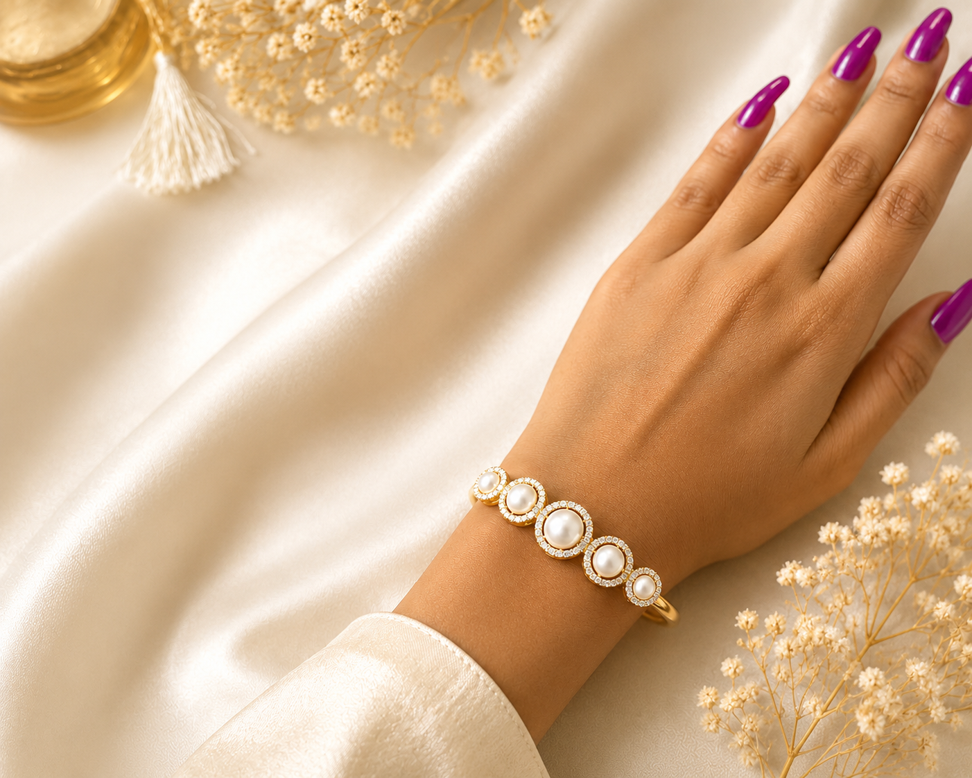 ✨Beautiful pearl bracelet 💫