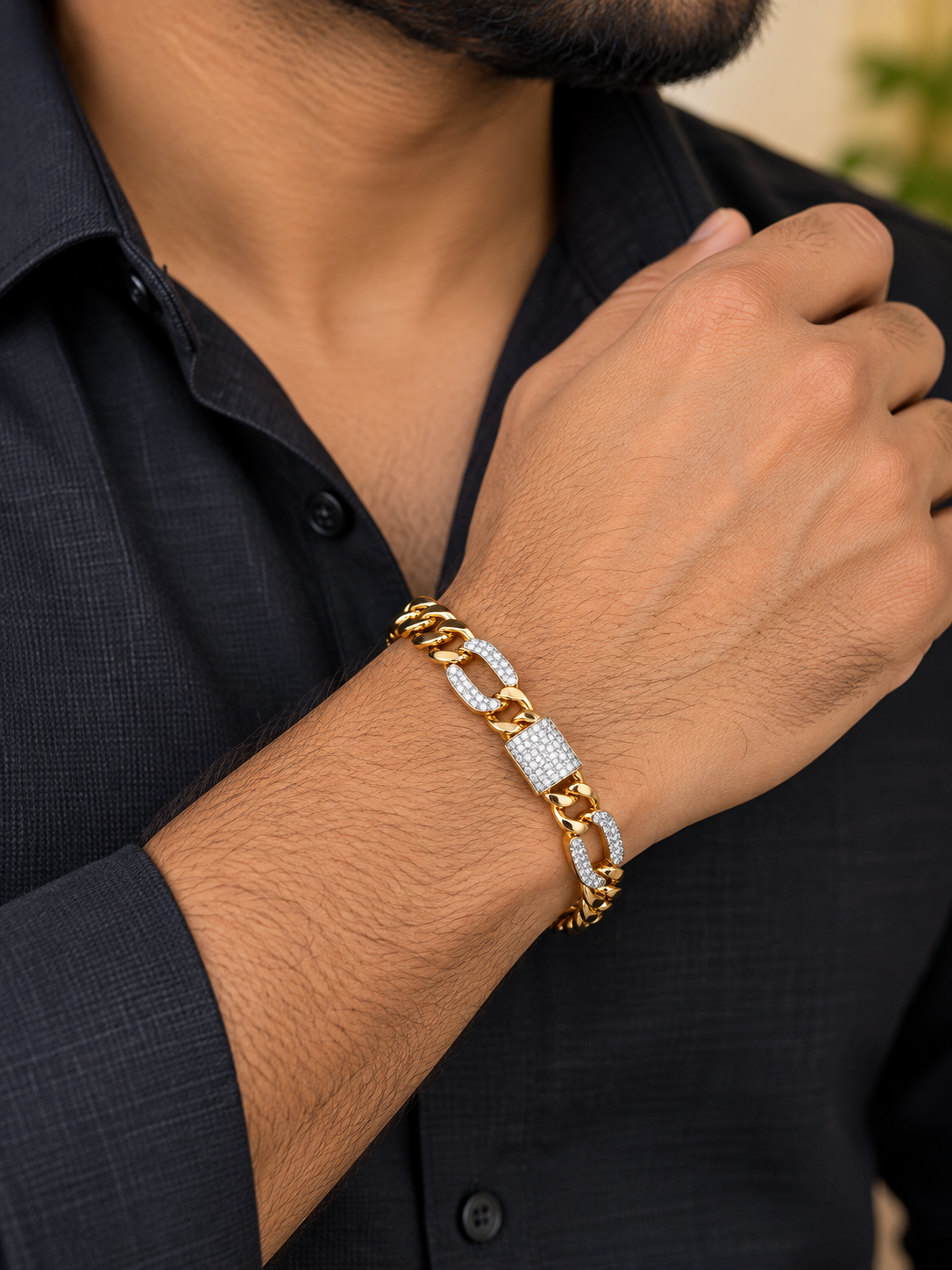 Men rose gold bracelet ✨💗