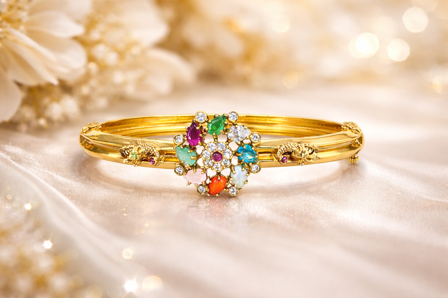 Royal Navaratna Designer Bangle