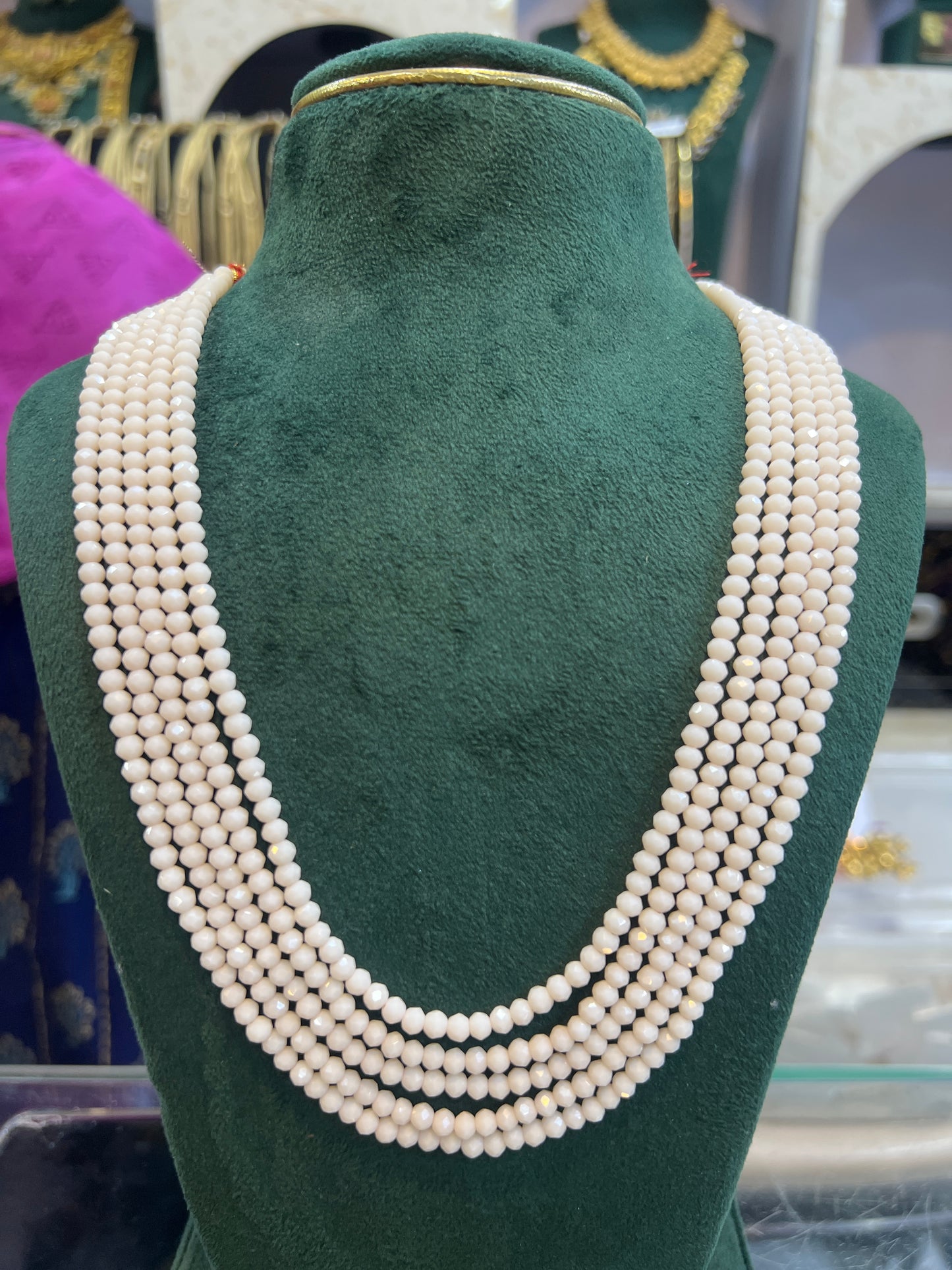 Cream colour crystal