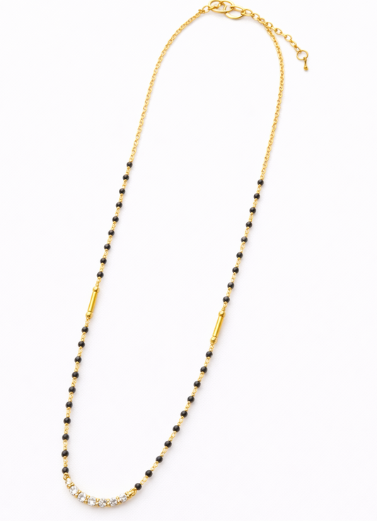Black diamonds, black beads 16inch