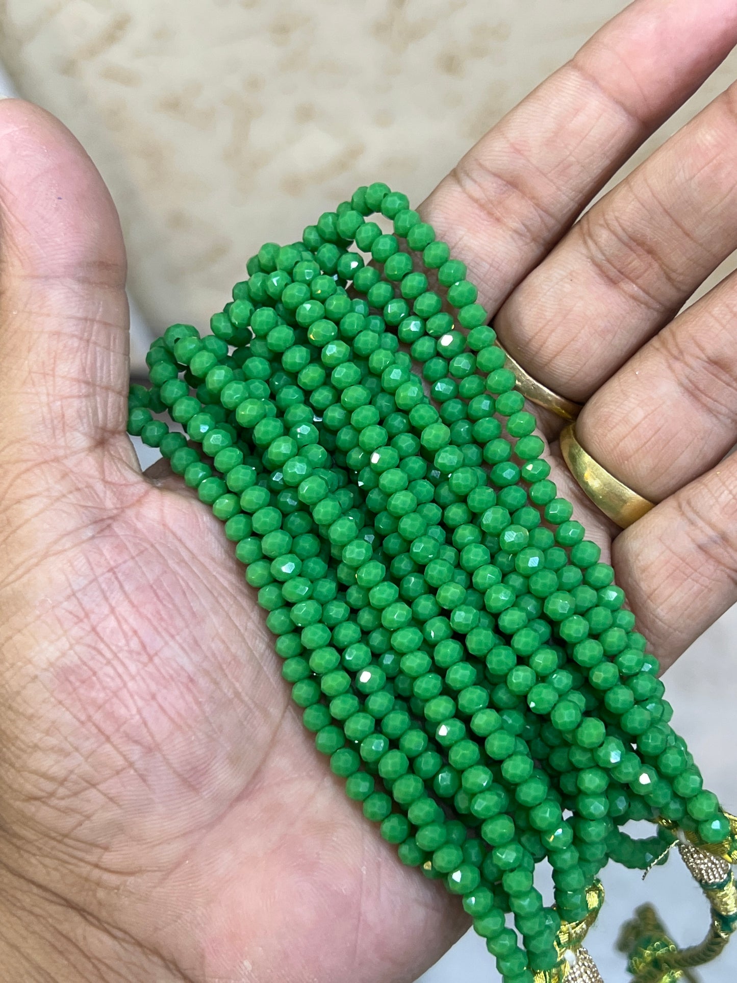 Parrot green crystal