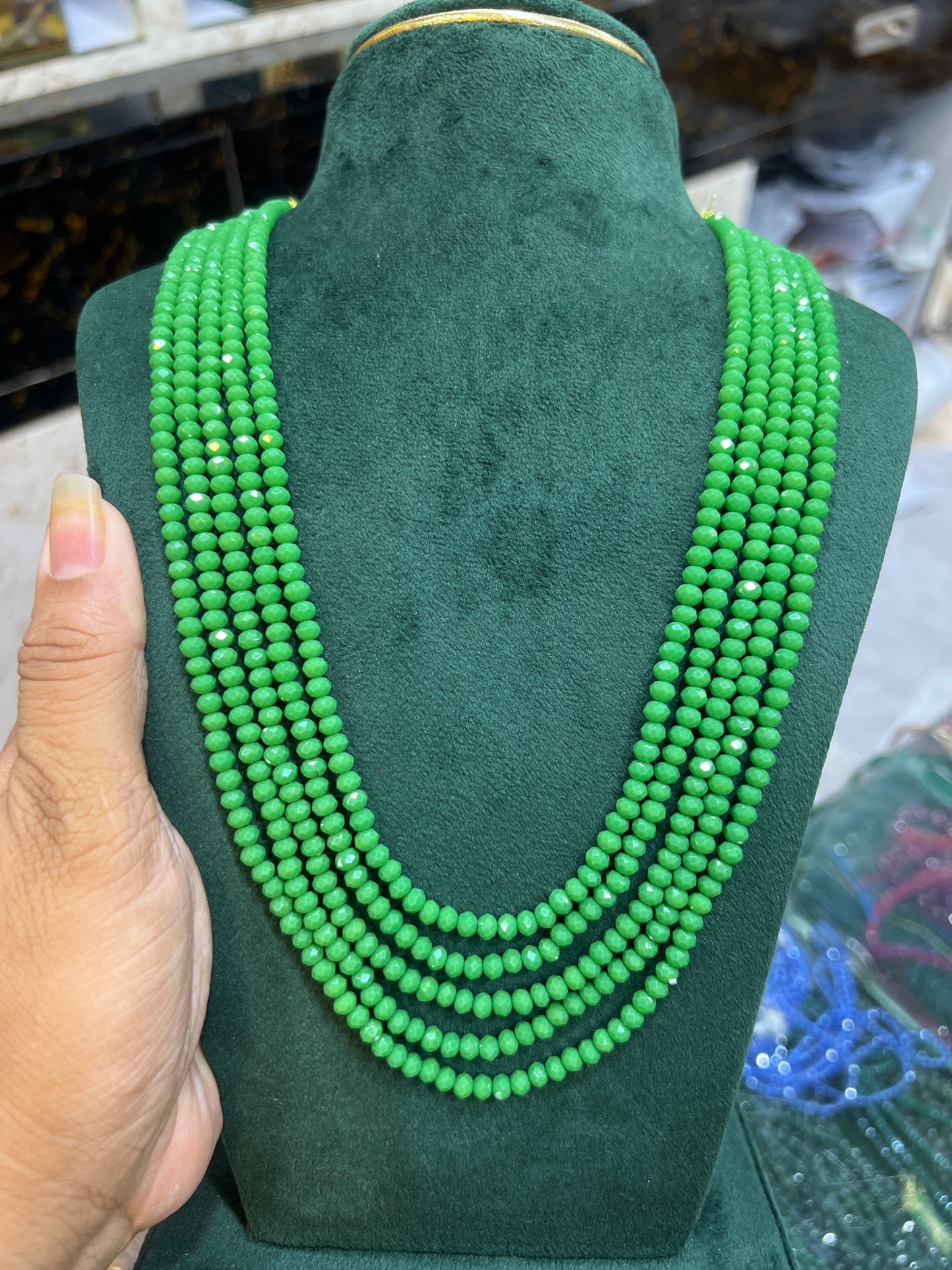 Parrot green crystal