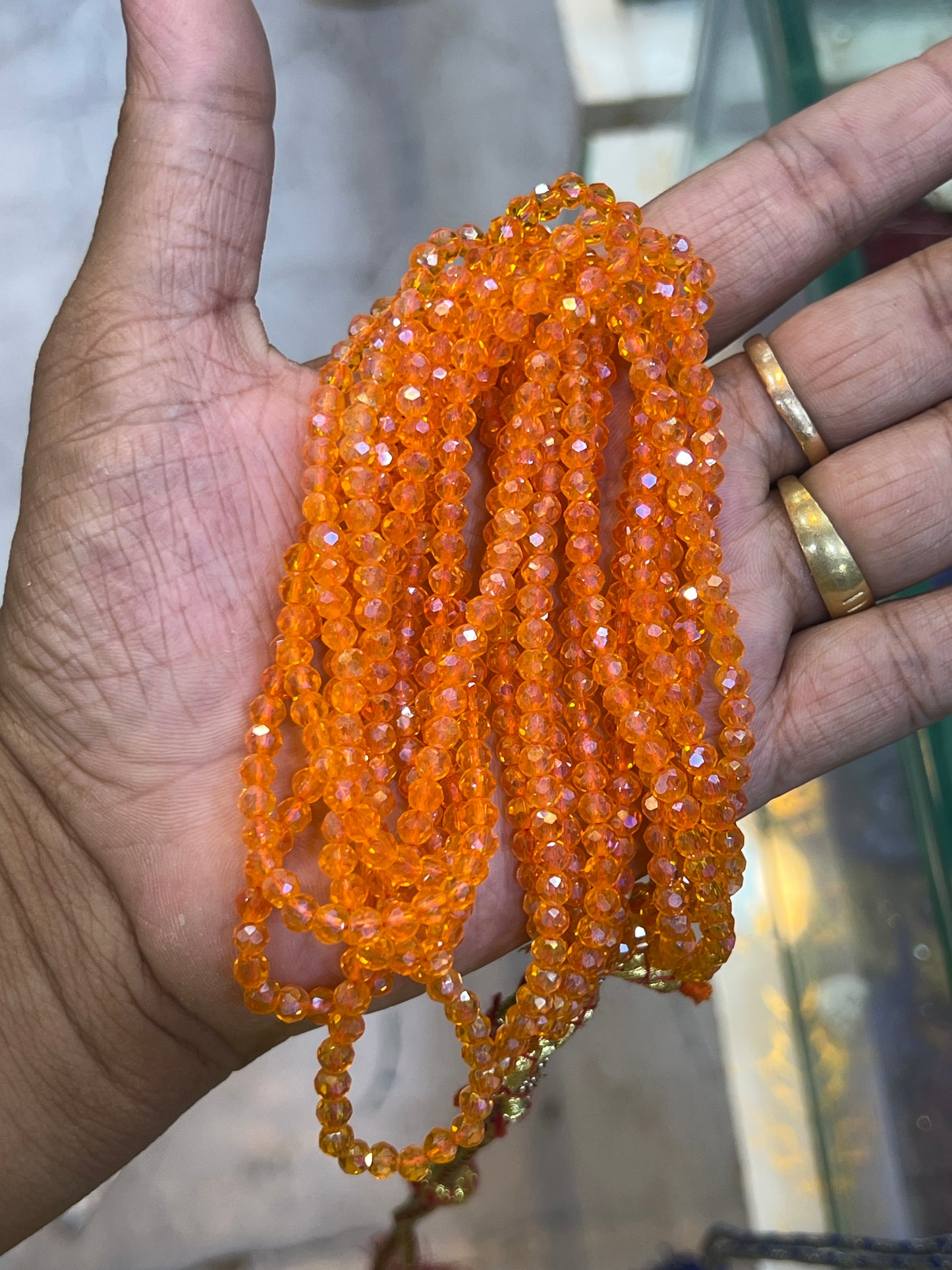 Orange crystal