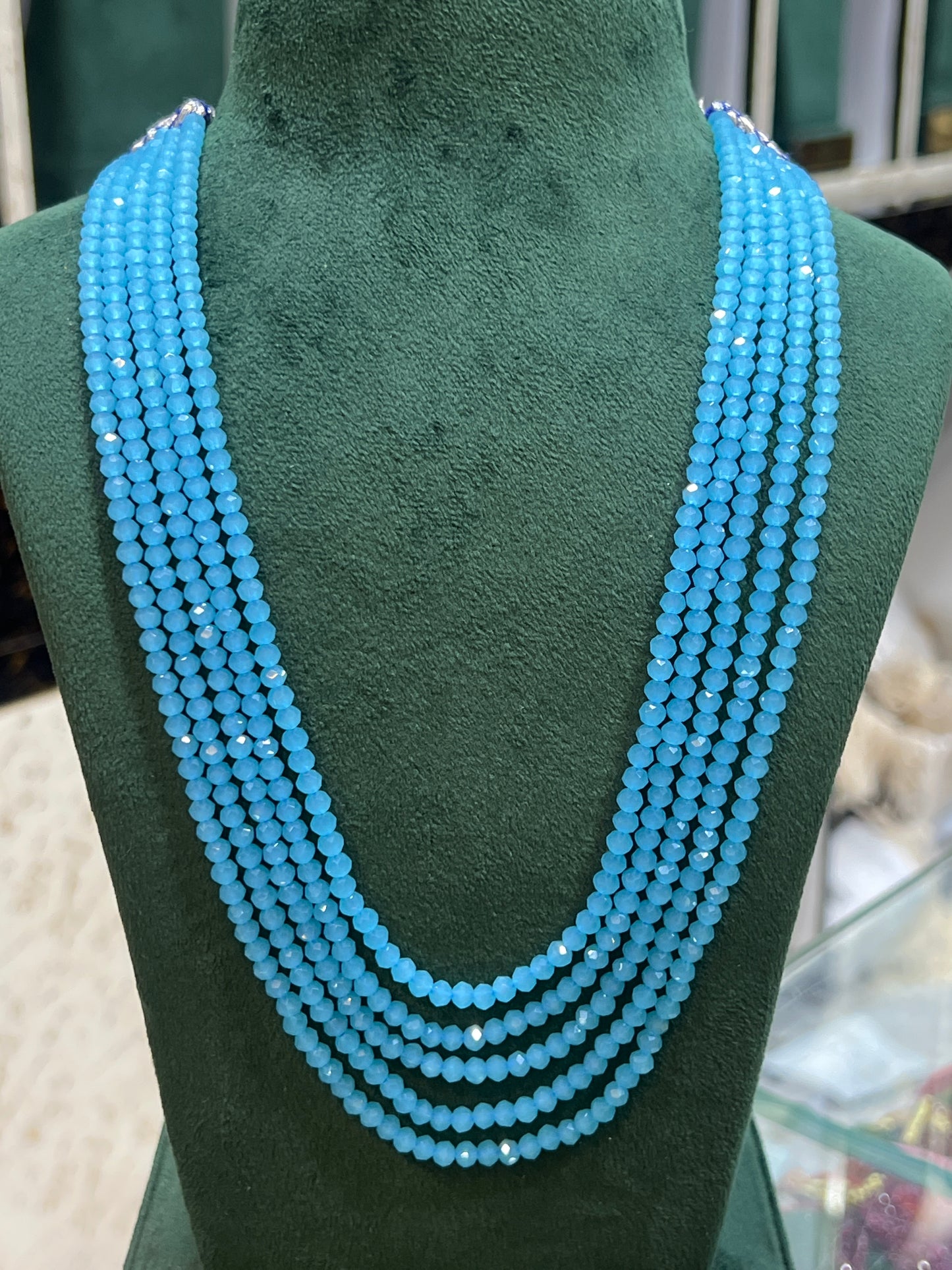 Sky blue crystal