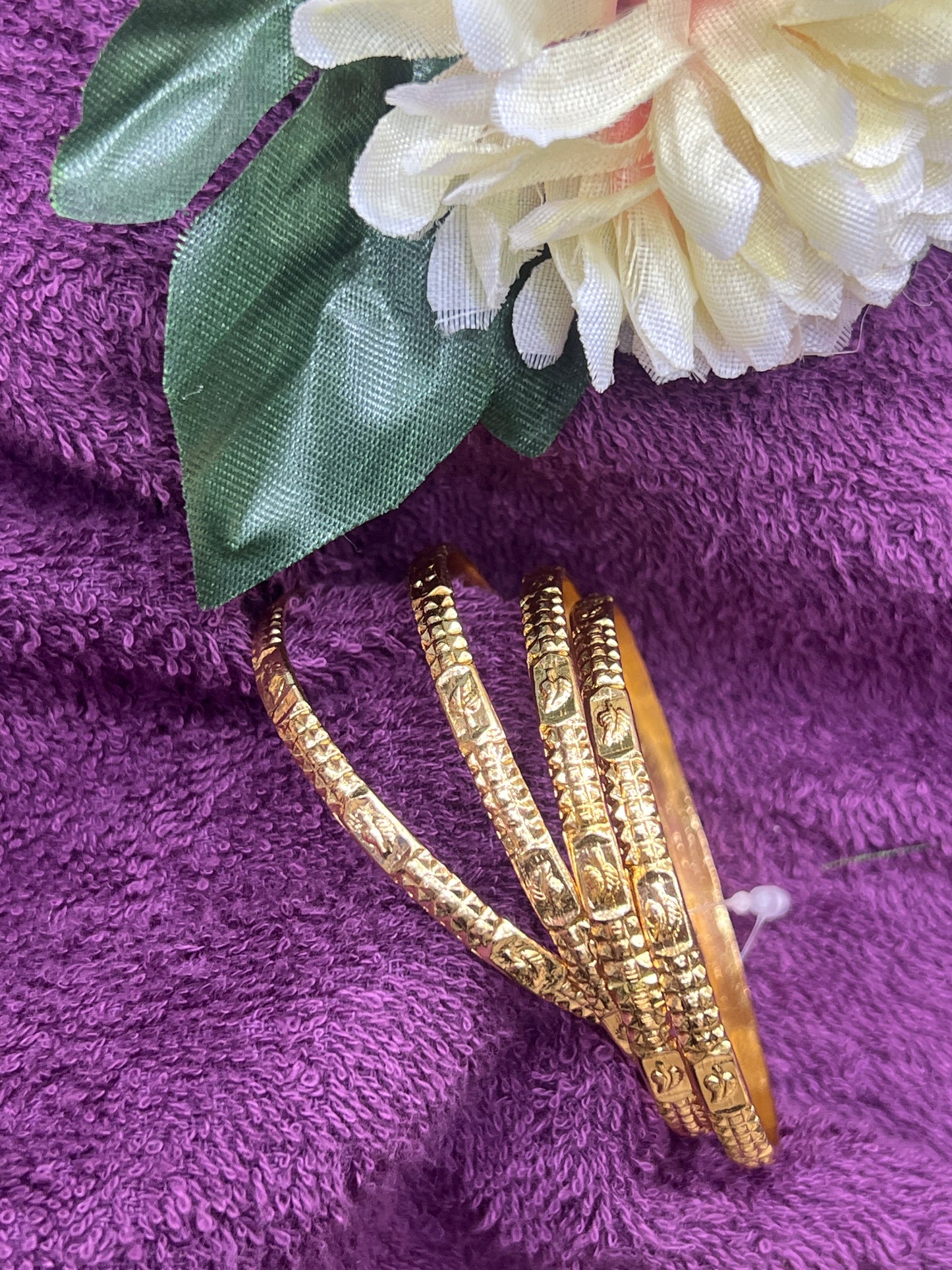 Leaf with double miriyam 4bangles