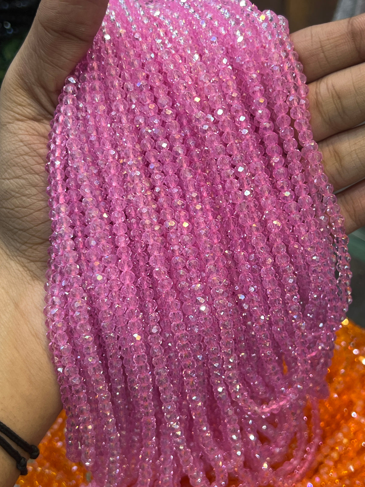 Crystal matallic pink color