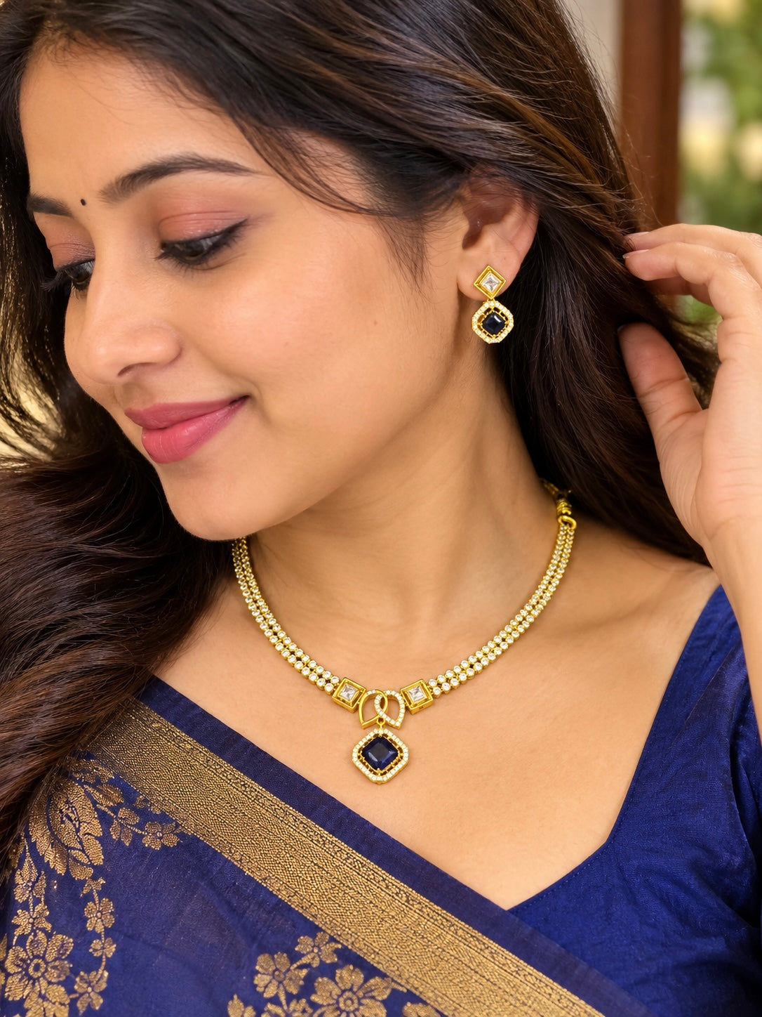 Elegant Designer Necklace Set 🤍🎶🥰