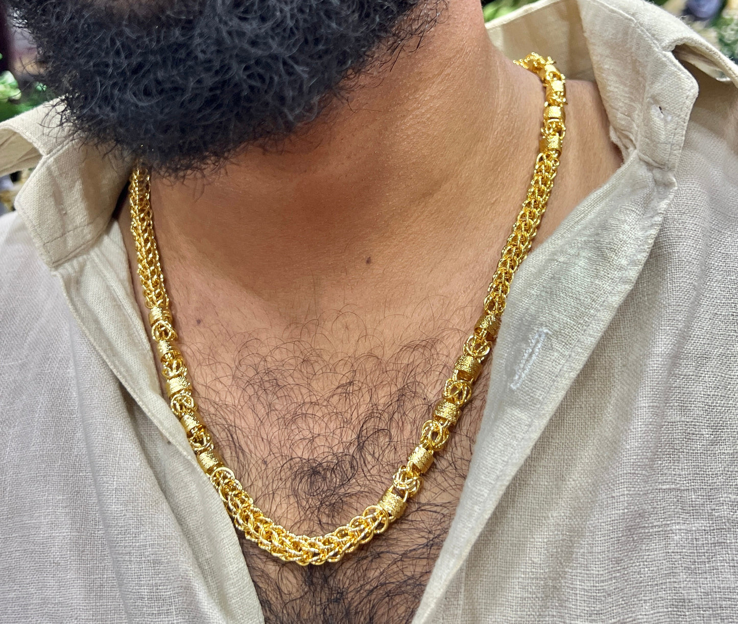 22 inches men beautiful China one gram 😍🌟🤗