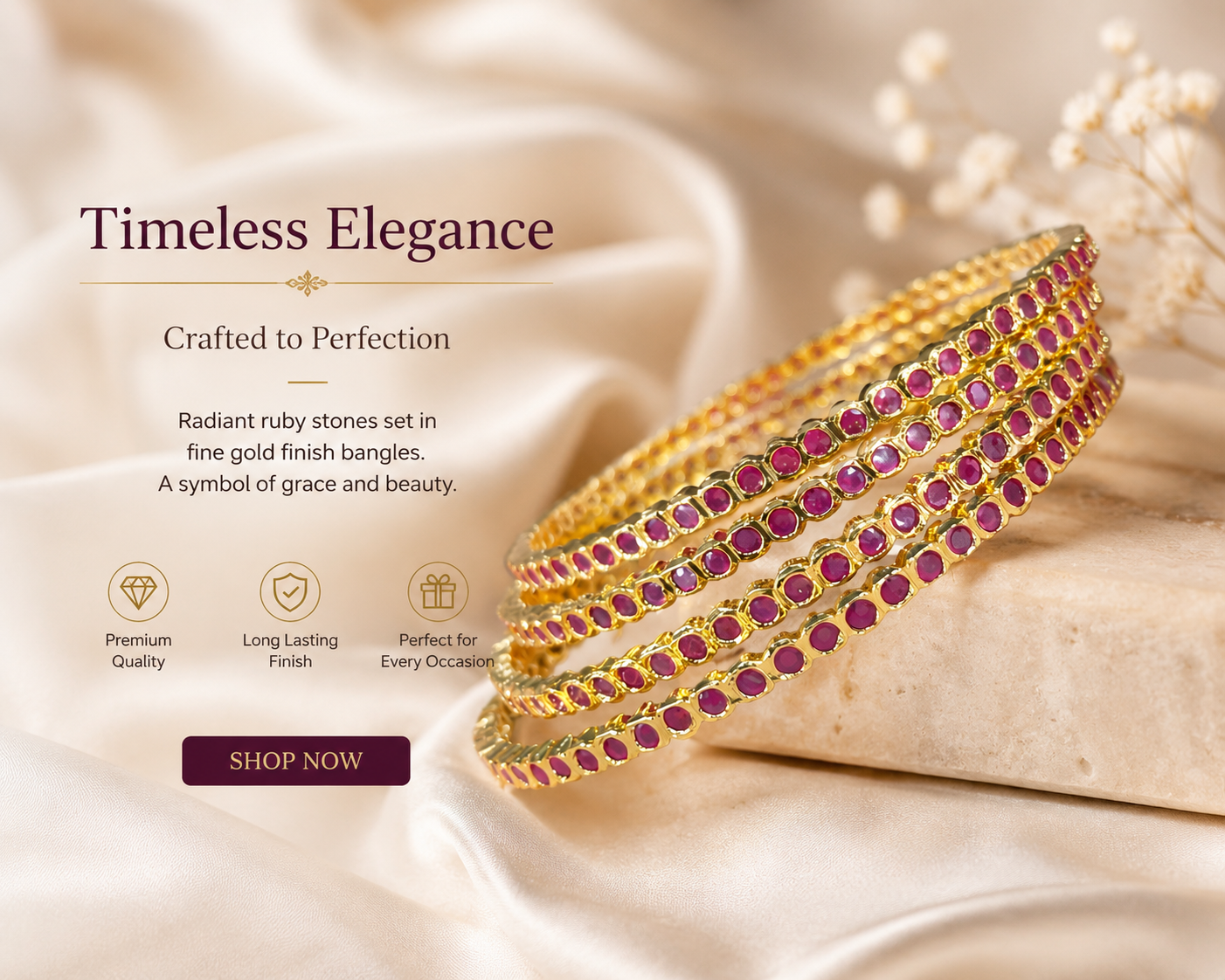 Panchloham stone bangles 5sb
