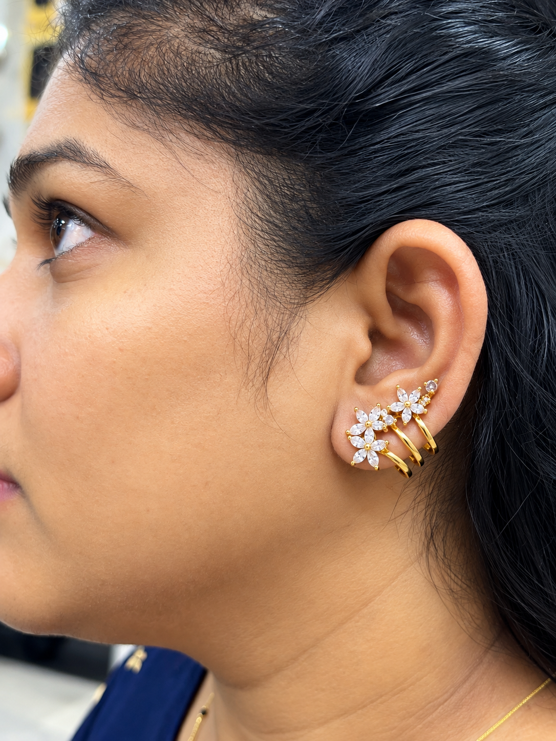 ✨ Trending Samantha Style Flower Ear cuff