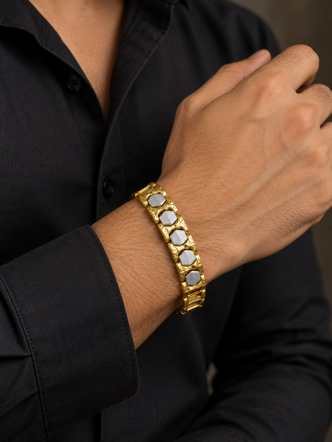 💘💝Men’s premium GJ & gold bracelet ⚡️✨