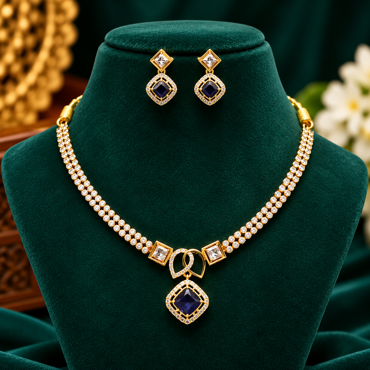 Elegant Designer Necklace Set 🤍🎶🥰