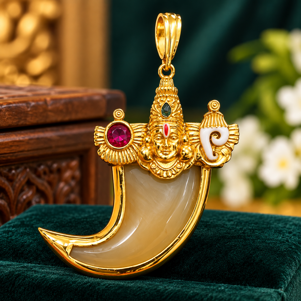🥰Greaceful Balaji & Tigernail pendent 🤩