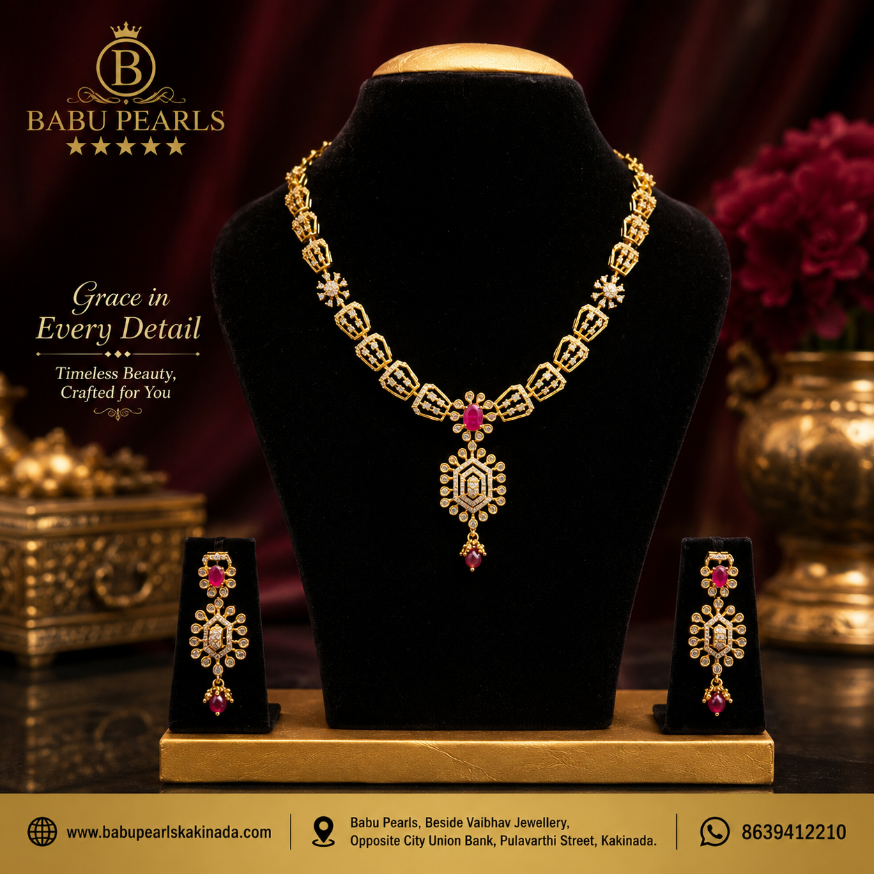 Where Elegance Meets Tradition ✨💫 neck set 💫