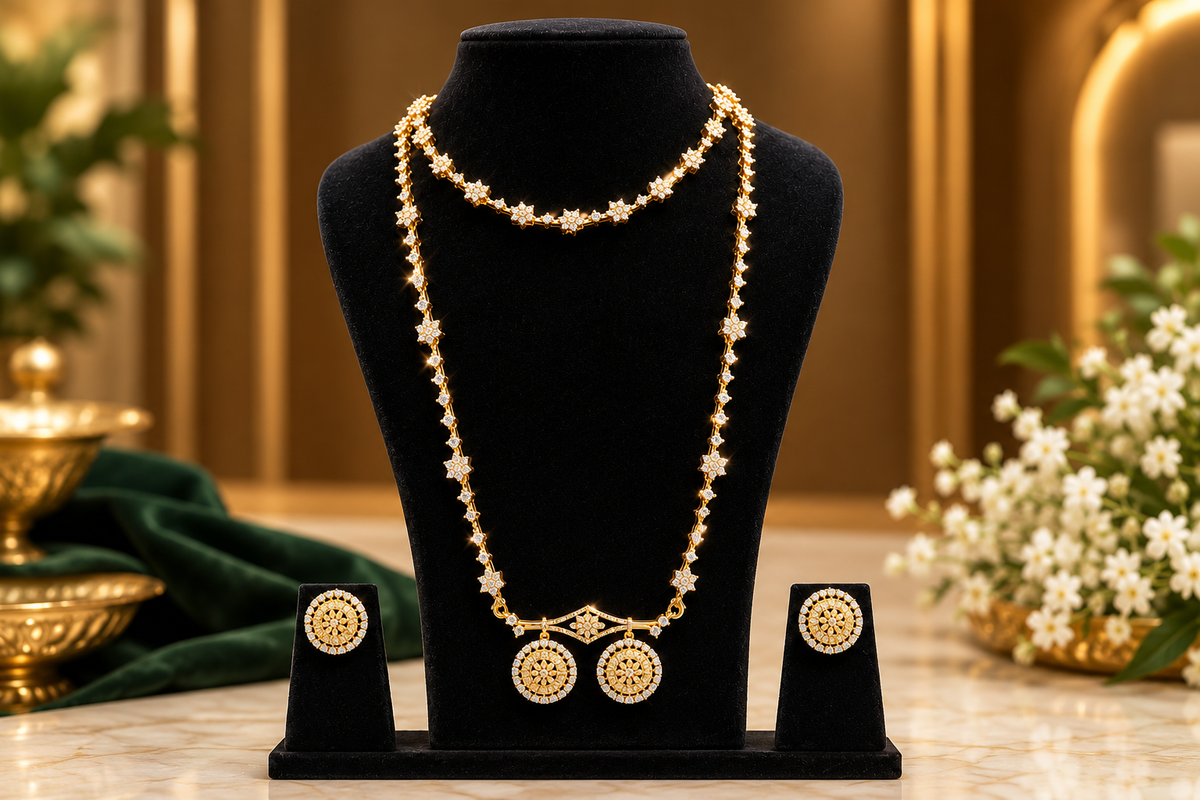 🥰Elegant diamond set for beautiful women’s 🤩