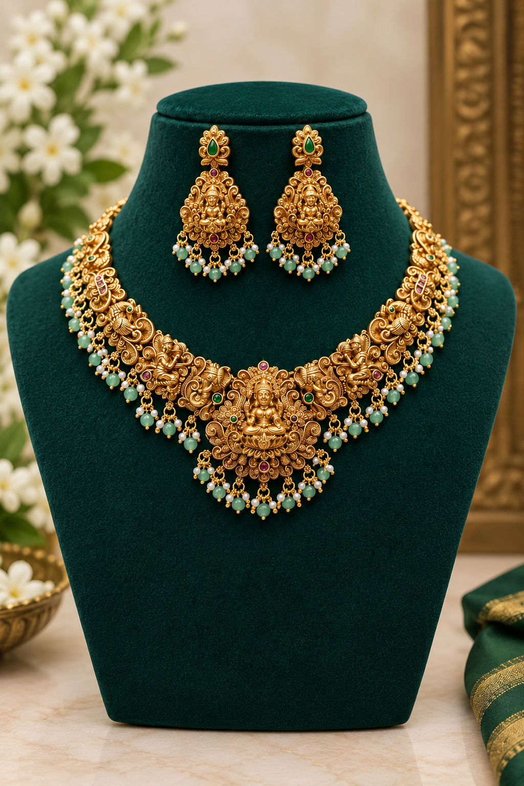 Emerald Heritage Temple Jewellery