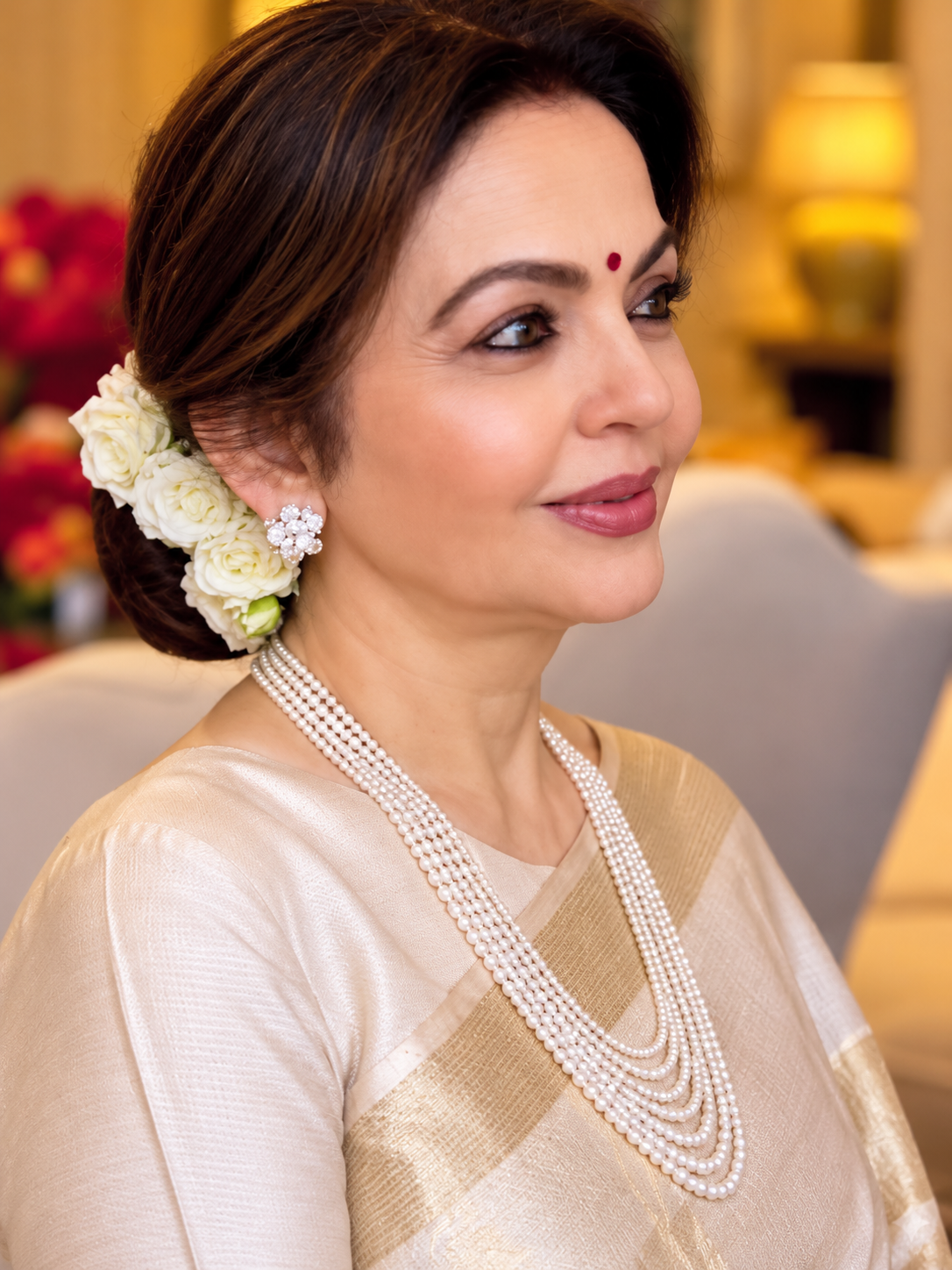 ✨Beautiful natural round pearls 🥰 single line 599/-