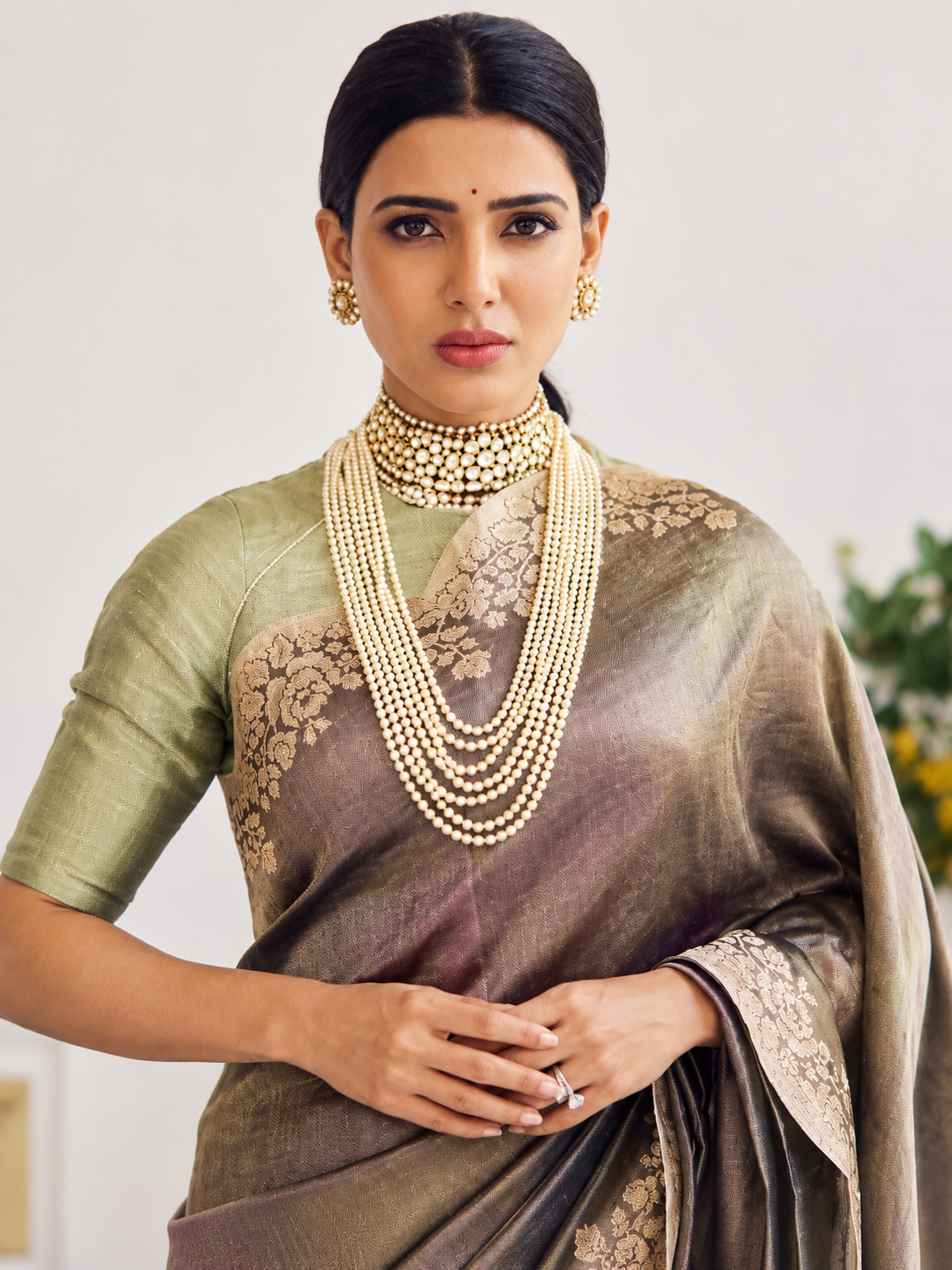 ✨Beautiful natural round pearls 🥰 single line 599/-
