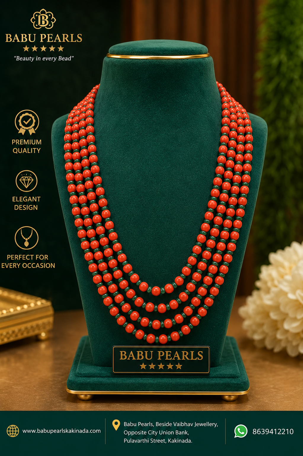 * Timeless Coral Beads 💗✨💫